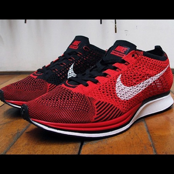 nike flyknit racer university red